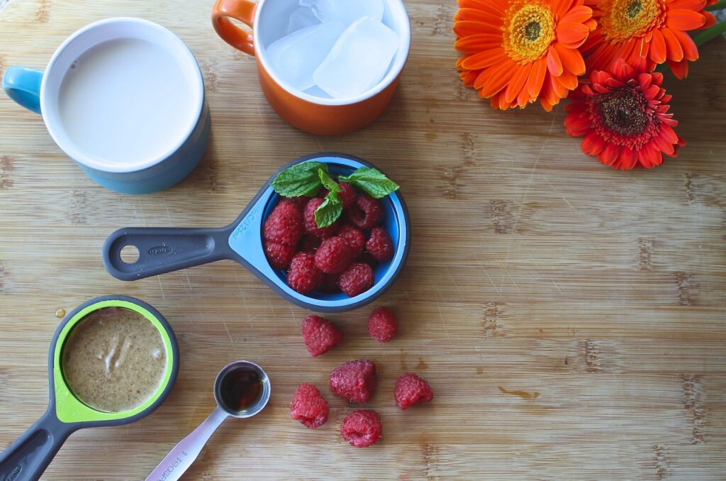 smoothie, raspberry, healthy